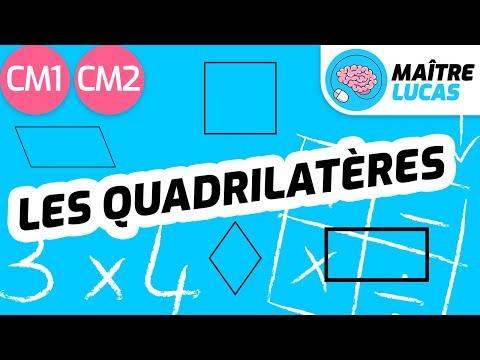 Le quadrilatère CM2 CM1 - cycle 3 - Maths - Géométrie - Figures géométriques