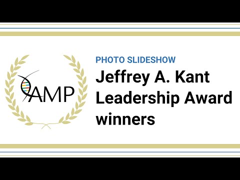 AMP Jeffrey A. Kant Leadership Award winners slideshow