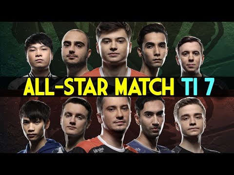 The International 2017 All-Star Match Dota 2 | Full Camera & Voice