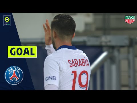 Goal Pablo SARABIA (20' - PSG) FC GIRONDINS DE BORDEAUX - PARIS SAINT-GERMAIN (0-1) 20/21