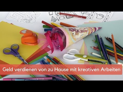 Geld verdienen von zu Hause mit kreativen Arbeiten