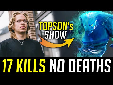 Topson never fail to amaze us on his MORPHLING - 17 KILLS NO DEATHS DOTA 2