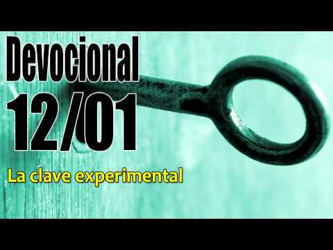 La clave experimental. Devocional John Piper Solid Joys 12/01