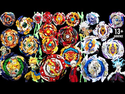 (13+) TRIPLE EVOLUTION BATTLE: ALL FAFNIR vs ALL SPRIGGAN vs ALL LONGINUS-Beyblade Burst BU Ultimate