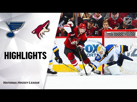 NHL Highlights | Blues @ Coyotes 12/31/19