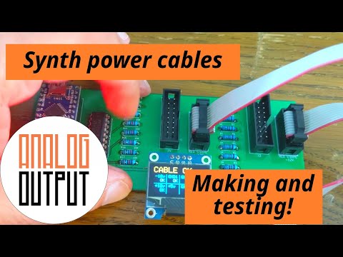 Making and testing synth power cables