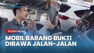 VIRAL! Mobil Diduga Barang Bukti Dibawa Jalan jalan ke Mal Bogor, Pengemudi Ngaku Keluarga Polisi