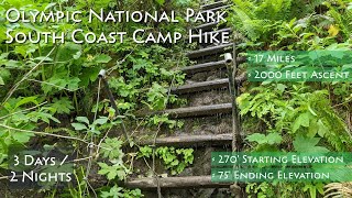 Video guide of the Olympic South Coast Trail with footage of it's features and terrain.