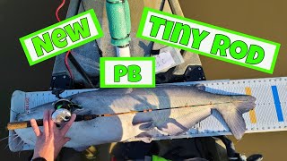 Catching a TROPHY Catfish on a TINY Rod || James River || Kayak || Catfishing