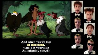 Video thumbnail of "Jungle Book - That's What Friends Are For (Vulture Song) - a cappella multitrack fandub (English)"
