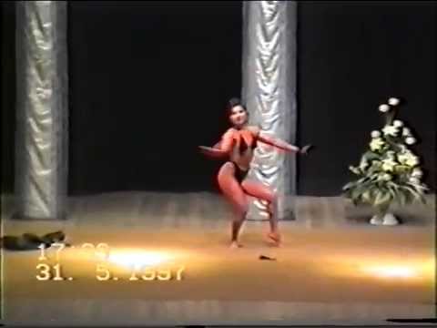Natalia Bystrova at Bodybuilding Kazan Opens 1997