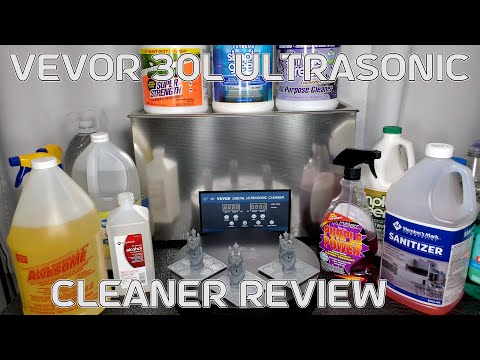 Vevor 30L Ultrasonic and cleaning agents for resin printing review