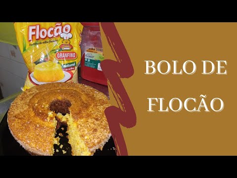 BOLO DE FLOCÃO FACIL