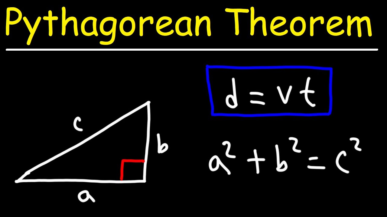 Pythagorean Theorem and Right Triangles - GED Math Word Problem