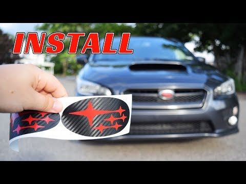 INSTALLING Front/Rear Emblem Overlays (2015-2019 Subaru WRX)| WRX VLOG 34