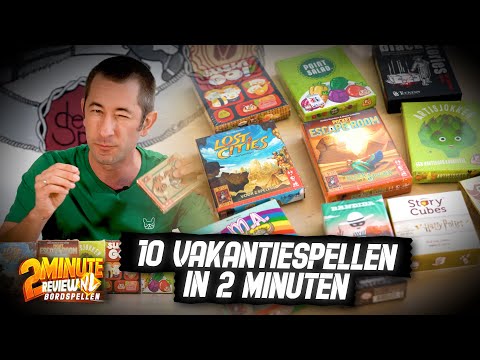 Top 10 bordspellen voor mee op reis 2021