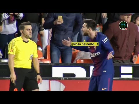 ASI FUE EL RECLAMO DE MESSI AL ÁRBITRO POR EL GOL QUE NO LE COBRARON AL BARCELONA