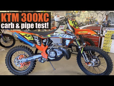 KTM 300XC Carburetor and Exhaust -What is best?