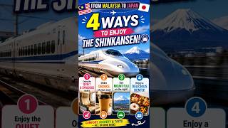36 years in Malaysia: 🇲🇾🇯🇵 4 Ways to Enjoy the Shinkansen! by Japanese【マレーシアから日本へ!新幹線の楽しみ方4選】#shorts