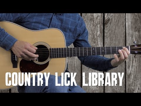 Brad Paisley Guitar Lick 1 - Country Guitar Lick Library
