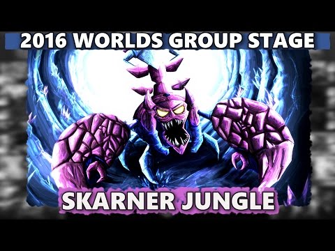 First Skarner pick at WORLDS 2016 | Jankos jungle | H2k vs ITZ