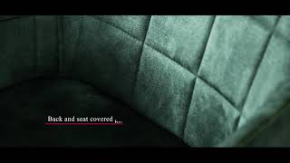 Green Velvet Fabric Dining Chair