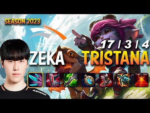 HLE Zeka TRISTANA Top vs JAYCE - Patch 13.21 KR Ranked