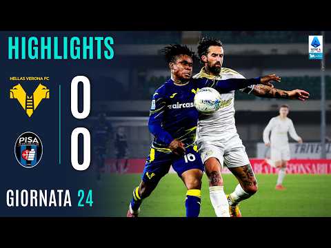 Video highlights della Verona vs Pisa ( a ) - Giornata 24 - Fantacalcio e fantamedie
