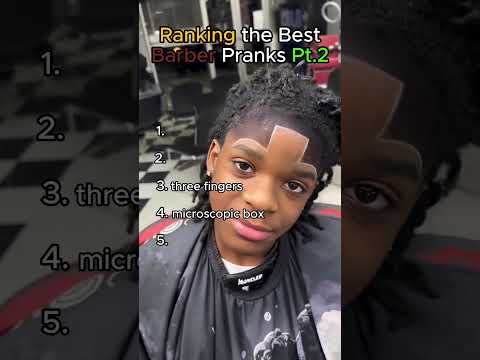 Ranking the BEST Barber Pranks Pt. 2😂