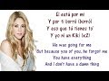 Shakira - Loca Spanish Version ft  El Cata Lyrics English and Spanish - Translation & Meaning