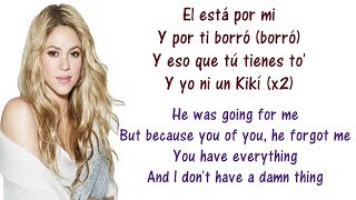 Shakira - Loca Spanish Version ft  El Cata Lyrics English and Spanish - Translation & Meaning