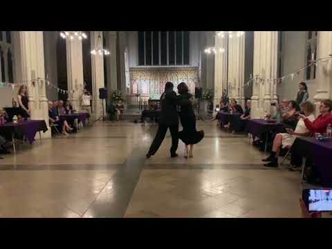 Veronica Palacios and Dante Culcuy performing in Sans Souci London
