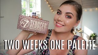 TWO WEEKS ONE PALETTE // W7 SEDUCED