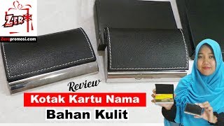 Review Kotak Kartu Nama Kulit - Name Card Box NC9106