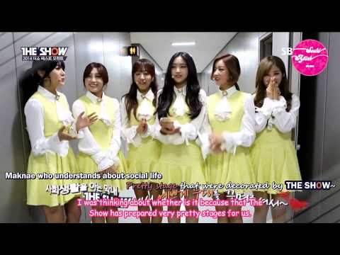 ]SoshiAPinkSubs][141223] SBS MTV The Show - The Best 1 Minute Moment - A Pink Cut