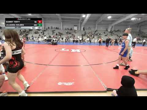 80 lbs Rr Rnd 3   Sammy Yerty, The Shop 814 vs Lillianna Holmes, 84 Athletes