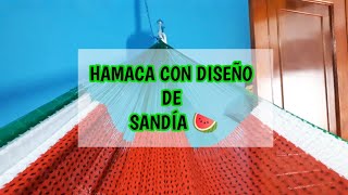 Hamaca con diseño de frutal 🍉 #shorts