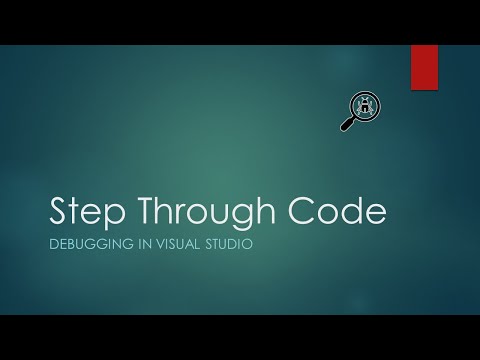 3 Step Through Code Basic Visual Studio Debugging