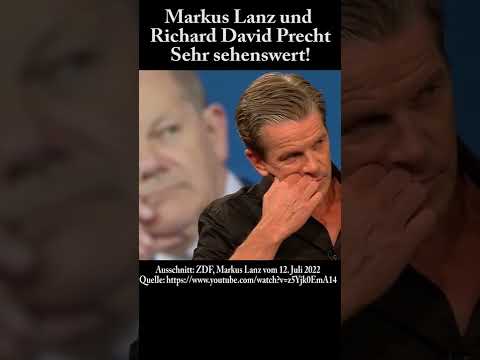 Ausschnitt ZDF: Lanz & Precht 12.07.2022. Eine moralgeleitete Außenpolitik in Deutschland. #shorts