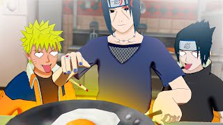 Aprendendo culinária com o ITACHI UCHIHA - Naruto Shippuden