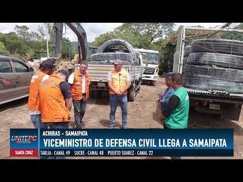 CONTINUAN LOS TRABAJOS EN ACHIRAS- SAMAIPATA