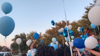 Balloon Release for Tristen Parkhurst