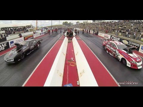 Mark Belleri vs Grant O'Rourke, close Top Doorslammer semi final