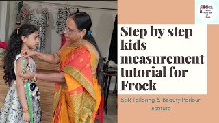 Step by step kids measurement | How to take measurements for kids | Kids frock measurement tutorial