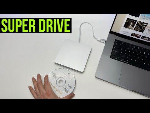 How to use the Apple SuperDrive