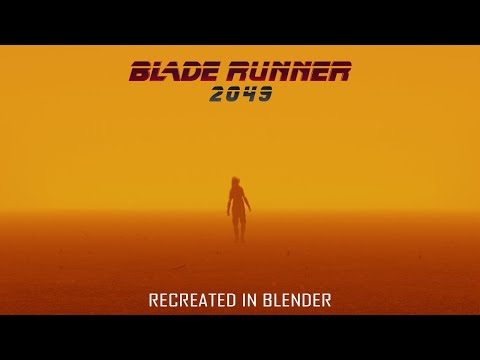 Blade runner 2049 Walking scene Recreated with BLENDER
