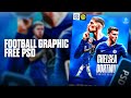 FREE PSD | HOW TO MAKE A MATCHDAY POSTER | PHOTOSHOP TUTORIAL