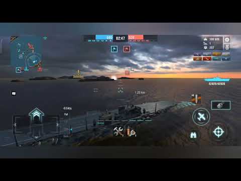 World of Warships Blitz = Malta T10 British aircraft carrier  = Over 150k DMG