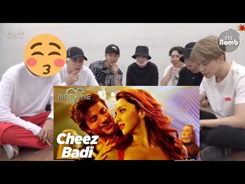 bts reaction❤️ to |Bollywood song| tu cheez badi hai mast full video watching#bts#btsreaction