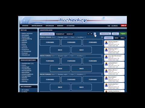 Laguppställning i Livehockey 2 - Förhandsvisning!